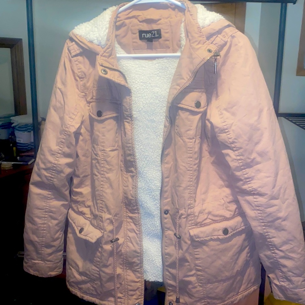 Rose pink quilt Jacket